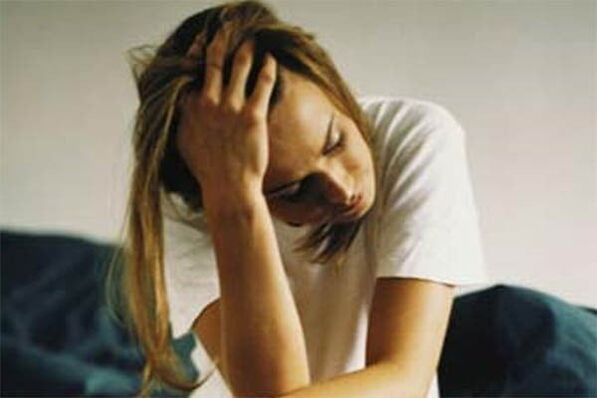 Eng allgemeng Verschlechterung vun der Gesondheet weist op d'Präsenz vu Parasiten am Kierper. 